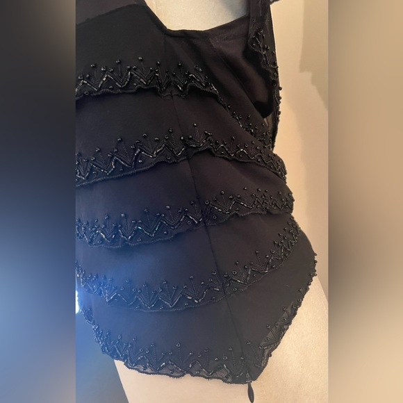 Ruffle Beaded blouse - Picture 5 of 6